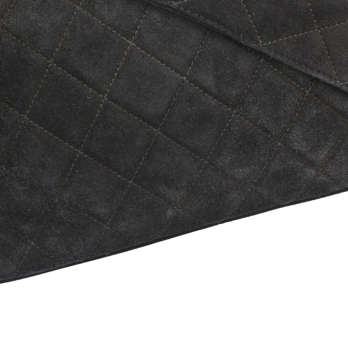 Chanel Black Suede Camera Bag Large