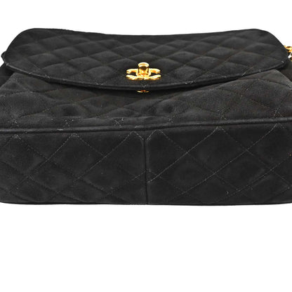 Chanel Black Suede Camera Bag Large