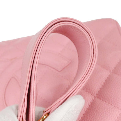 Chanel Pink Caviar Skin Petite Shopping Tote PST Chain Handbag