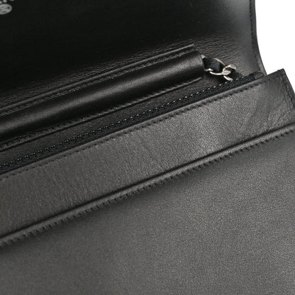 Boy Chanel Black Caviar Skin Chain WOC Shoulder Bag