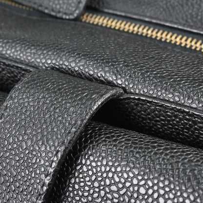Chanel Black Caviar Skin Briefcase Business Handbag