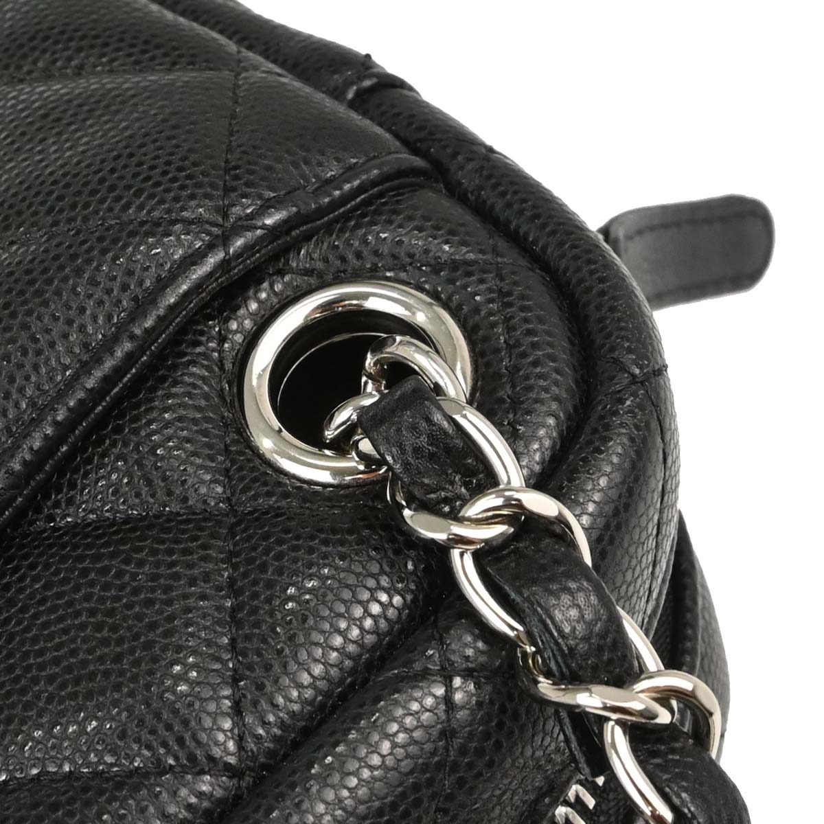 Chanel 2018-2019 Black Caviar Skin Camera Bag Small