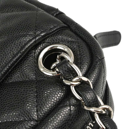 Chanel 2018-2019 Black Caviar Skin Camera Bag Small