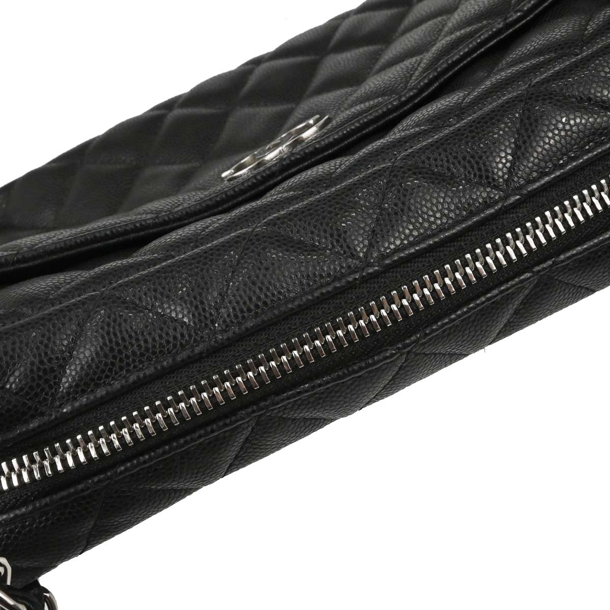 Chanel 2018-2019 Black Caviar Skin Camera Bag Small