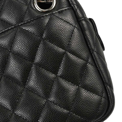 Chanel 2018-2019 Black Caviar Skin Camera Bag Small