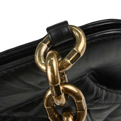 Chanel 2017 Black Calfskin Frame Bag Handbag