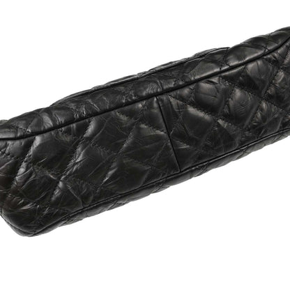Chanel 2017 Black Calfskin Frame Bag Handbag