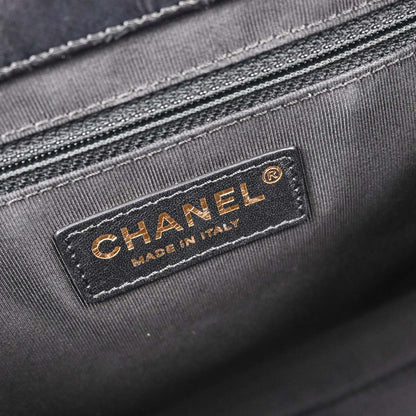 Chanel 2017 Black Calfskin Frame Bag Handbag