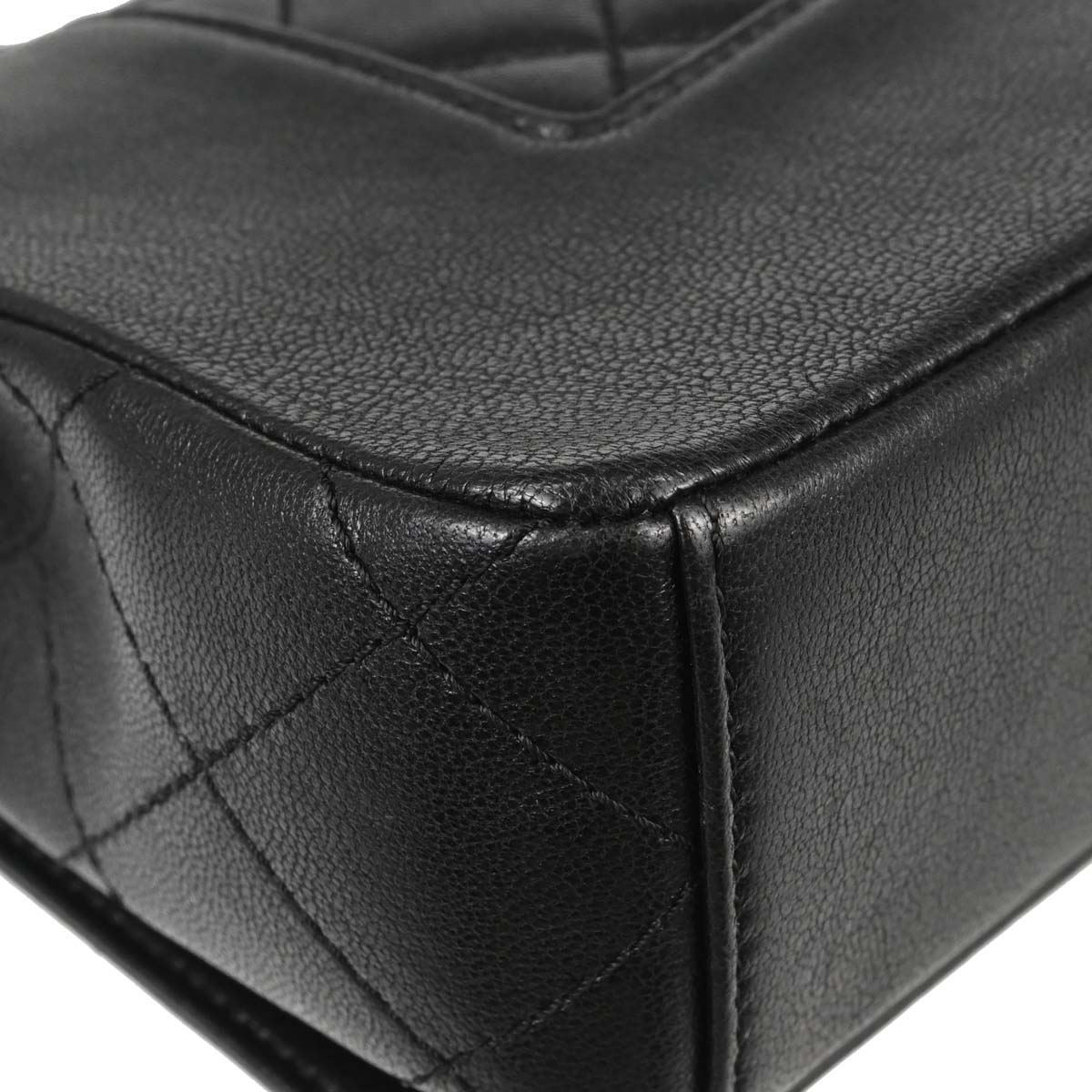 Chanel 2015-2016 Black Calfskin Shoulder Bag