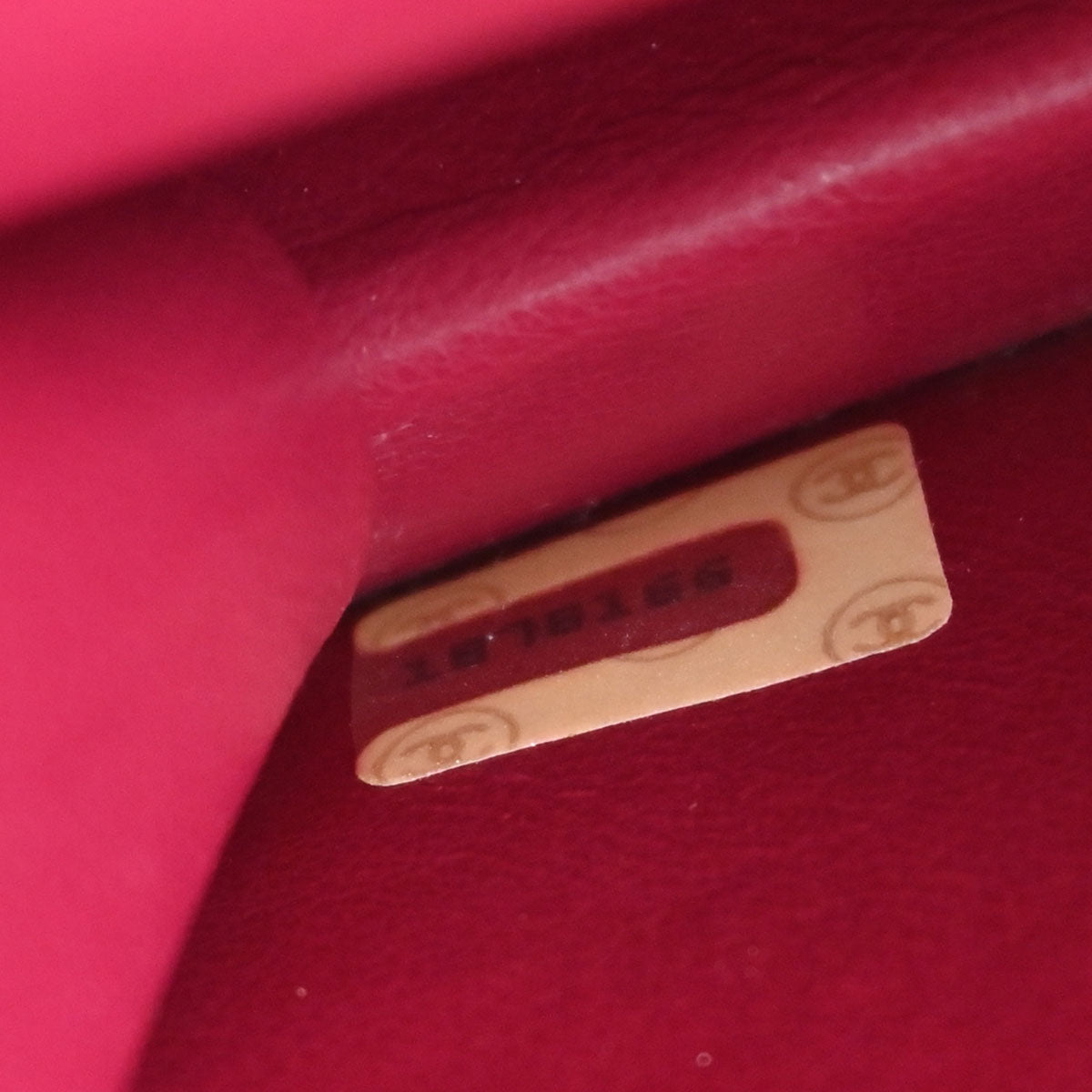 Chanel Pink Lambskin Straight Flap Shoulder Bag