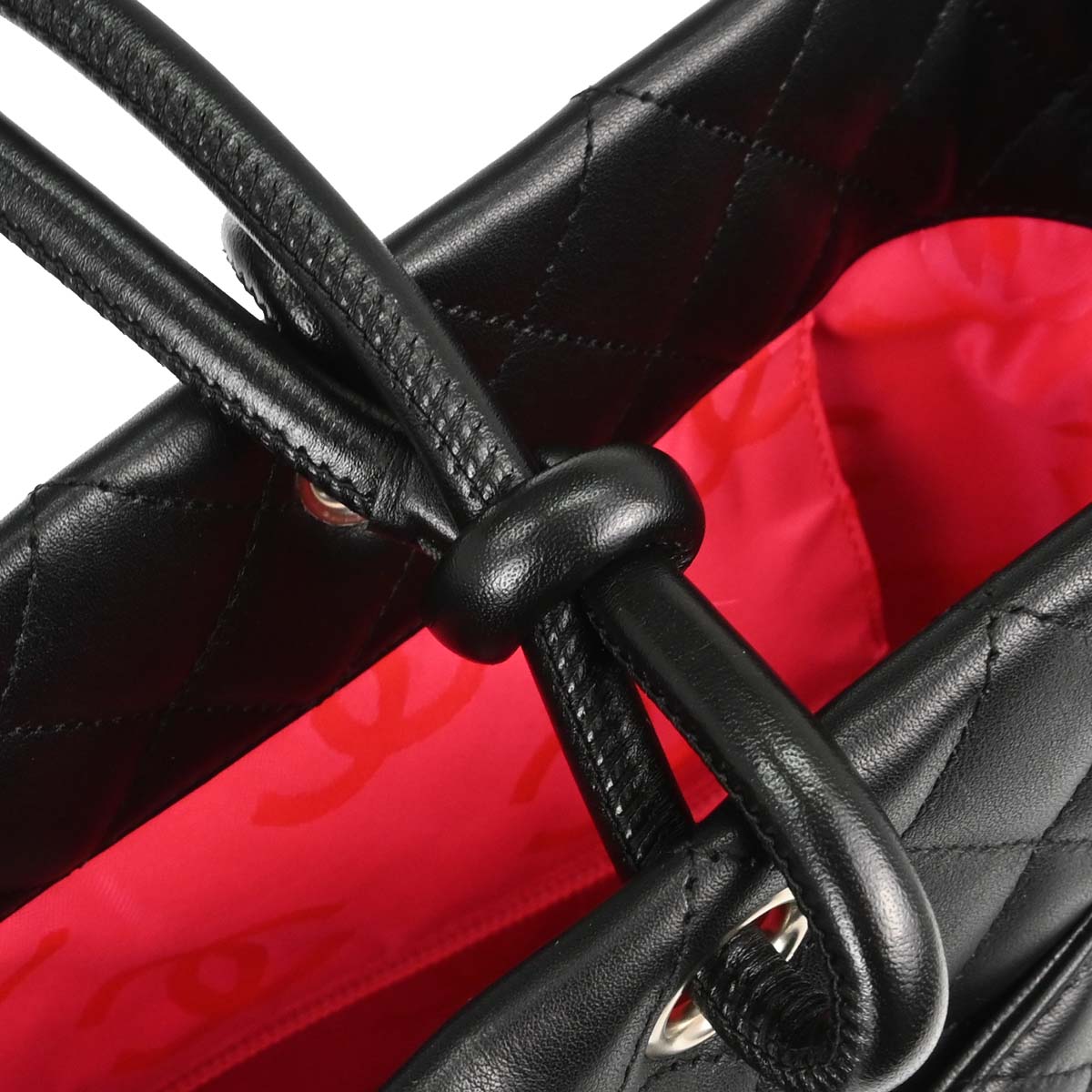 Chanel Black Calfskin Cambon Ligne Tote Handbag