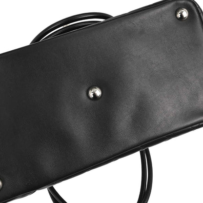 Chanel Black Calfskin Cambon Ligne Tote Handbag