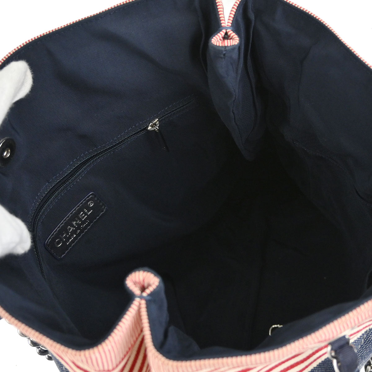 Chanel Indigo Denim Tote Handbag
