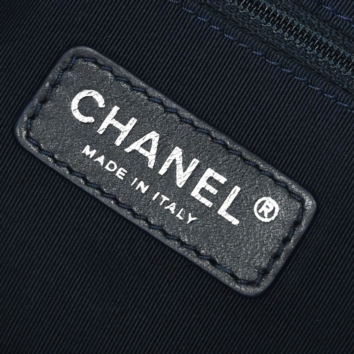 Chanel Indigo Denim Tote Handbag