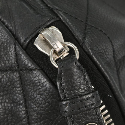Chanel 2010-2011 Black Caviar Skin Chain Expandable Tote Bag