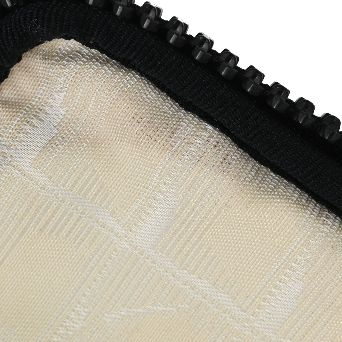 Chanel White Jacquard Nylon Travel Line Shoulder Bag
