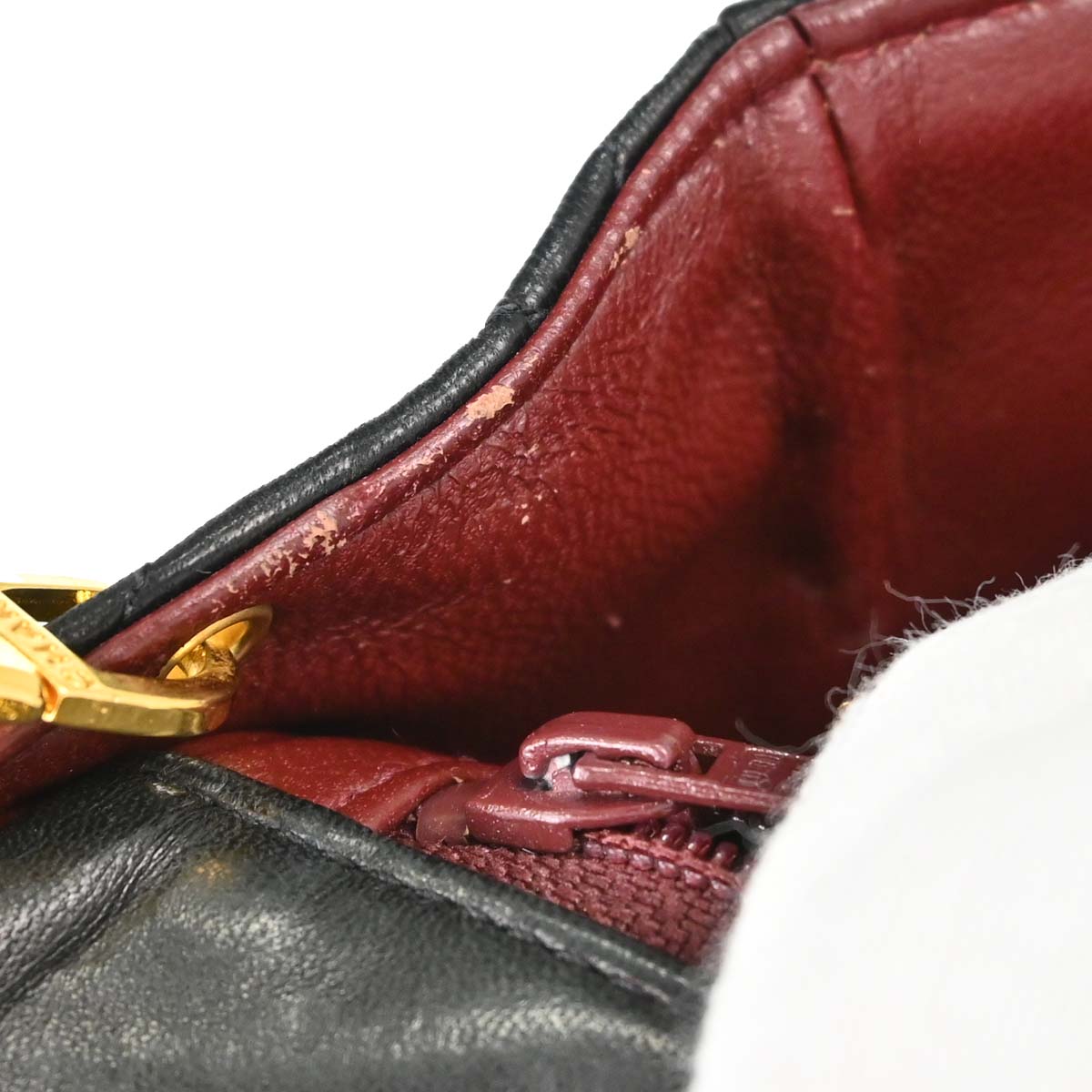 Chanel Black Lambskin Classic Square Flap Shoulder Bag 20