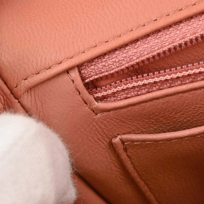 Chanel Pink Lambskin Single Flap Shoulder Bag