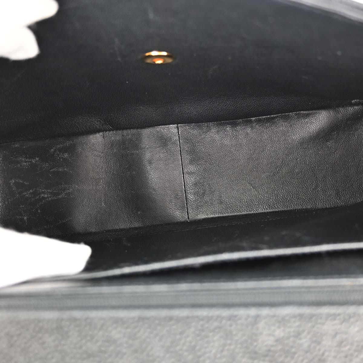 Chanel Black Caviar Skin Jumbo Classic Flap Shoulder Bag