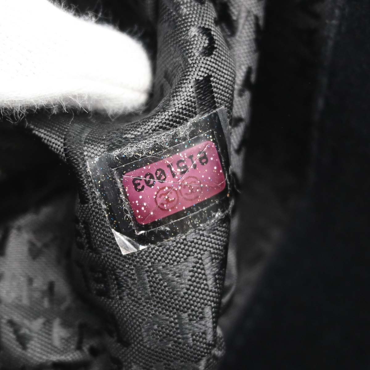 Chanel Black Velvet Mademoiselle Lock Shoulder Bag