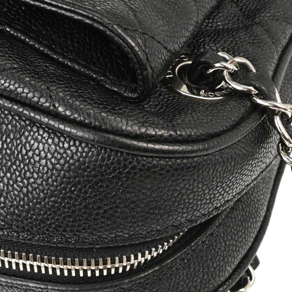 Chanel Black Caviar Skin Camera Bag Large
