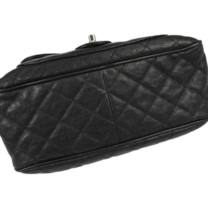 Chanel Black Caviar Skin Camera Bag Large