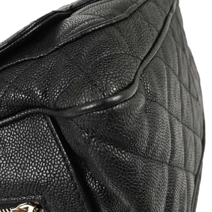 Chanel Black Caviar Skin Camera Bag Large