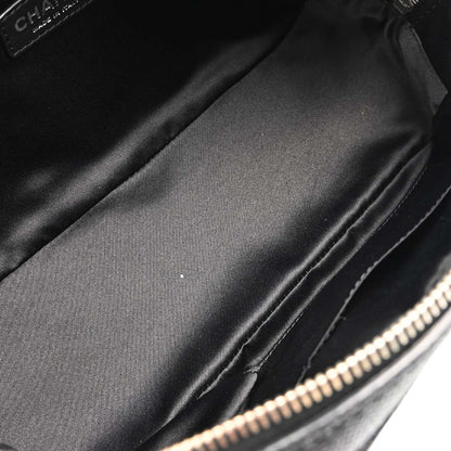 Chanel Black Caviar Skin Camera Bag Large