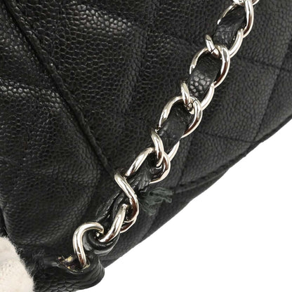 Chanel Black Caviar Skin Camera Bag Large