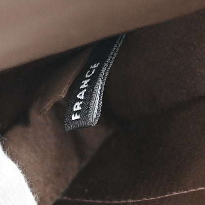 Chanel Khaki Jacquard Nylon Travel Line East West Shoulder Bag