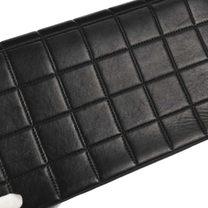 Chanel Black Lambskin Choco Bar Costume Pearl Shoulder Bag
