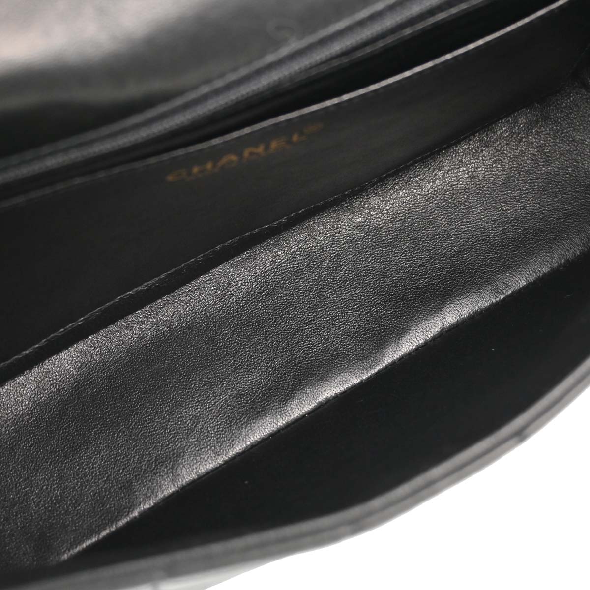 Chanel Black Lambskin Choco Bar Costume Pearl Shoulder Bag