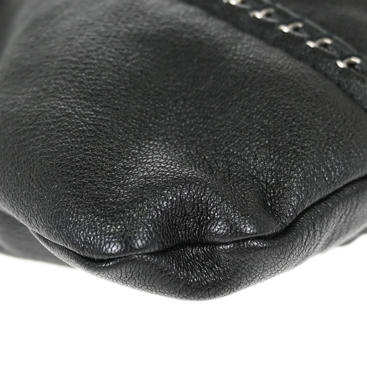 Chanel Black Calfskin Luxury Line Tote Handbag