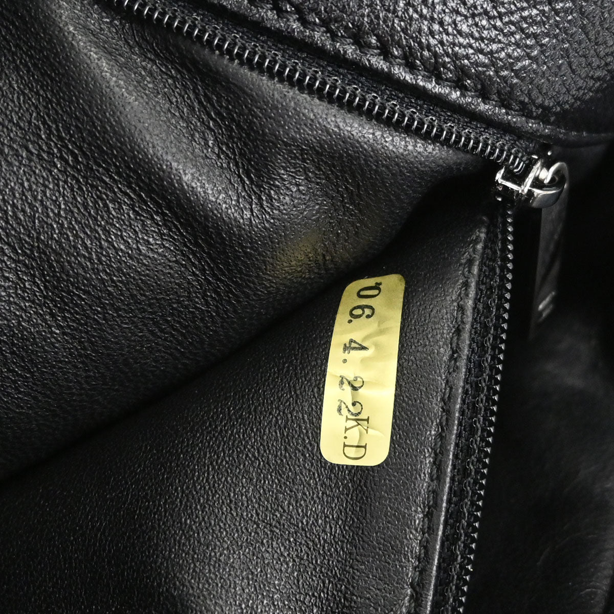 Chanel Black Calfskin Luxury Line Tote Handbag