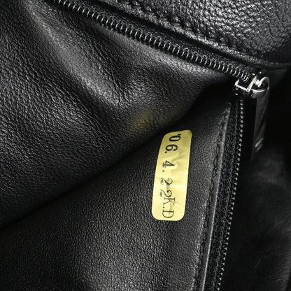 Chanel Black Calfskin Luxury Line Tote Handbag