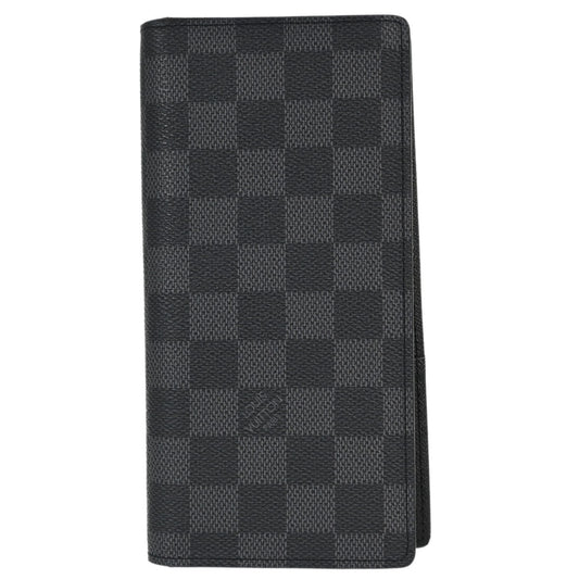 Louis Vuitton Damier Graphite Portefeuille Brazza Wallet N62665