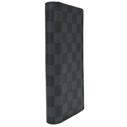 Louis Vuitton Damier Graphite Portefeuille Brazza Wallet N62665