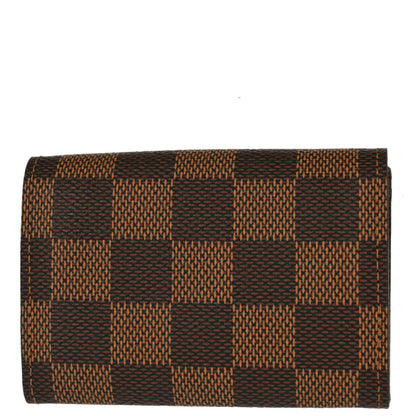 Louis Vuitton Damier Porte Monnaie Plat Coin Case Wallet N61930