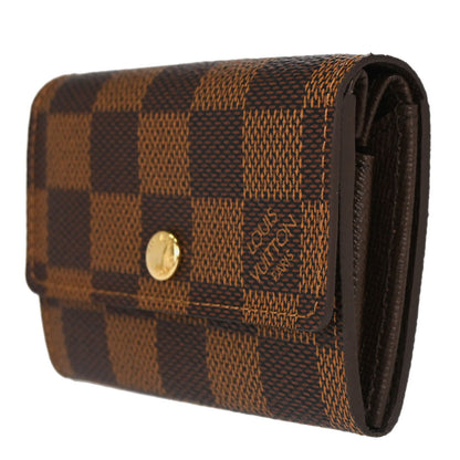 Louis Vuitton Damier Porte Monnaie Plat Coin Case Wallet N61930