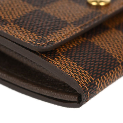 Louis Vuitton Damier Porte Monnaie Plat Coin Case Wallet N61930