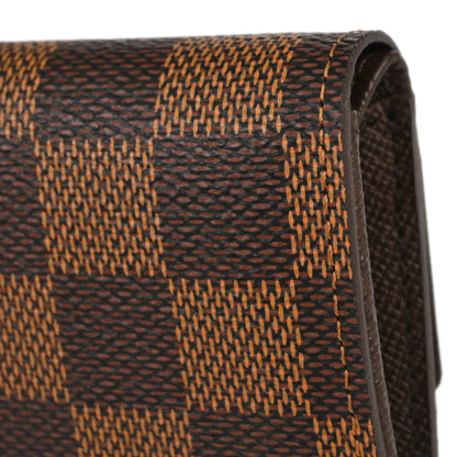Louis Vuitton Damier Porte Monnaie Plat Coin Case Wallet N61930