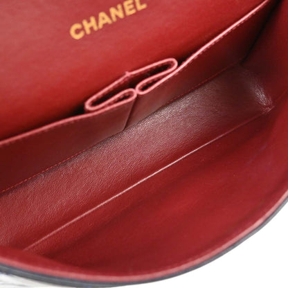 Chanel Navy Lambskin Medium Classic Double Flap Bag
