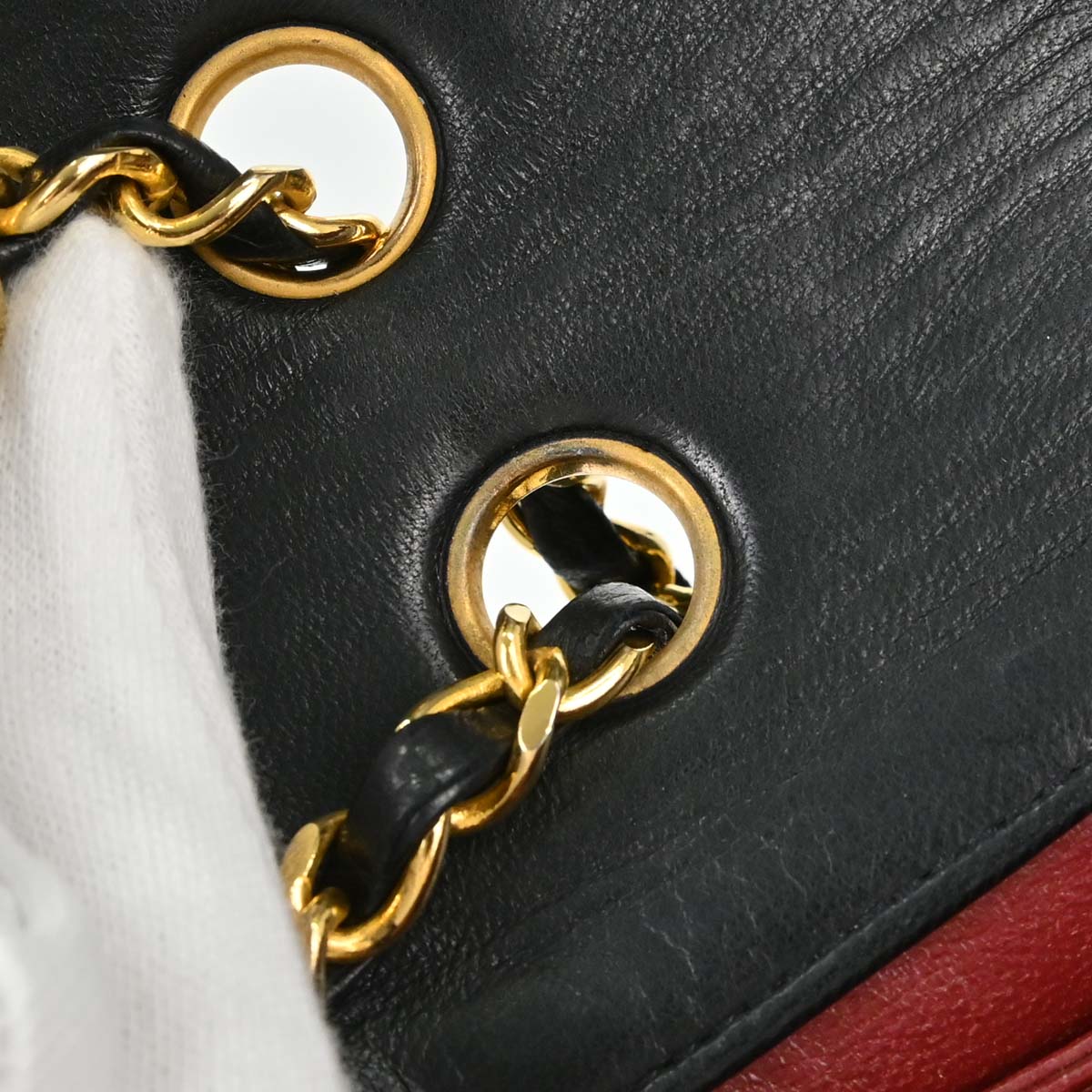 Chanel Black Lambskin Single Flap Shoulder Bag