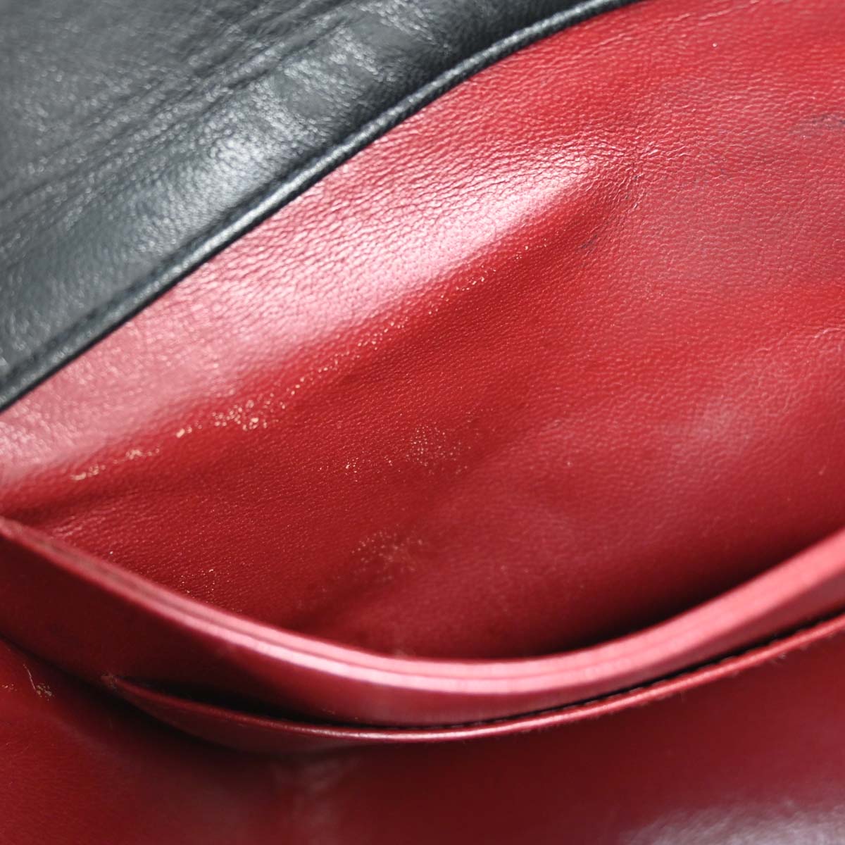 Chanel Black Lambskin Single Flap Shoulder Bag