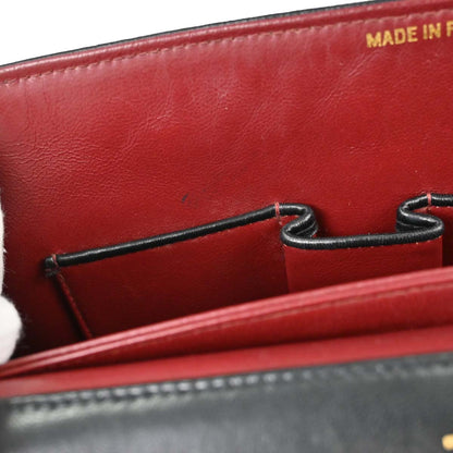 Chanel Black Lambskin Single Flap Shoulder Bag