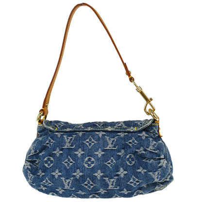 Louis Vuitton Blue Monogram Denim Mini Pleaty Handbag M95050