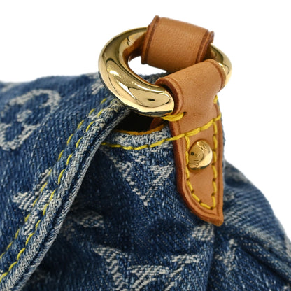 Louis Vuitton Blue Monogram Denim Mini Pleaty Handbag M95050