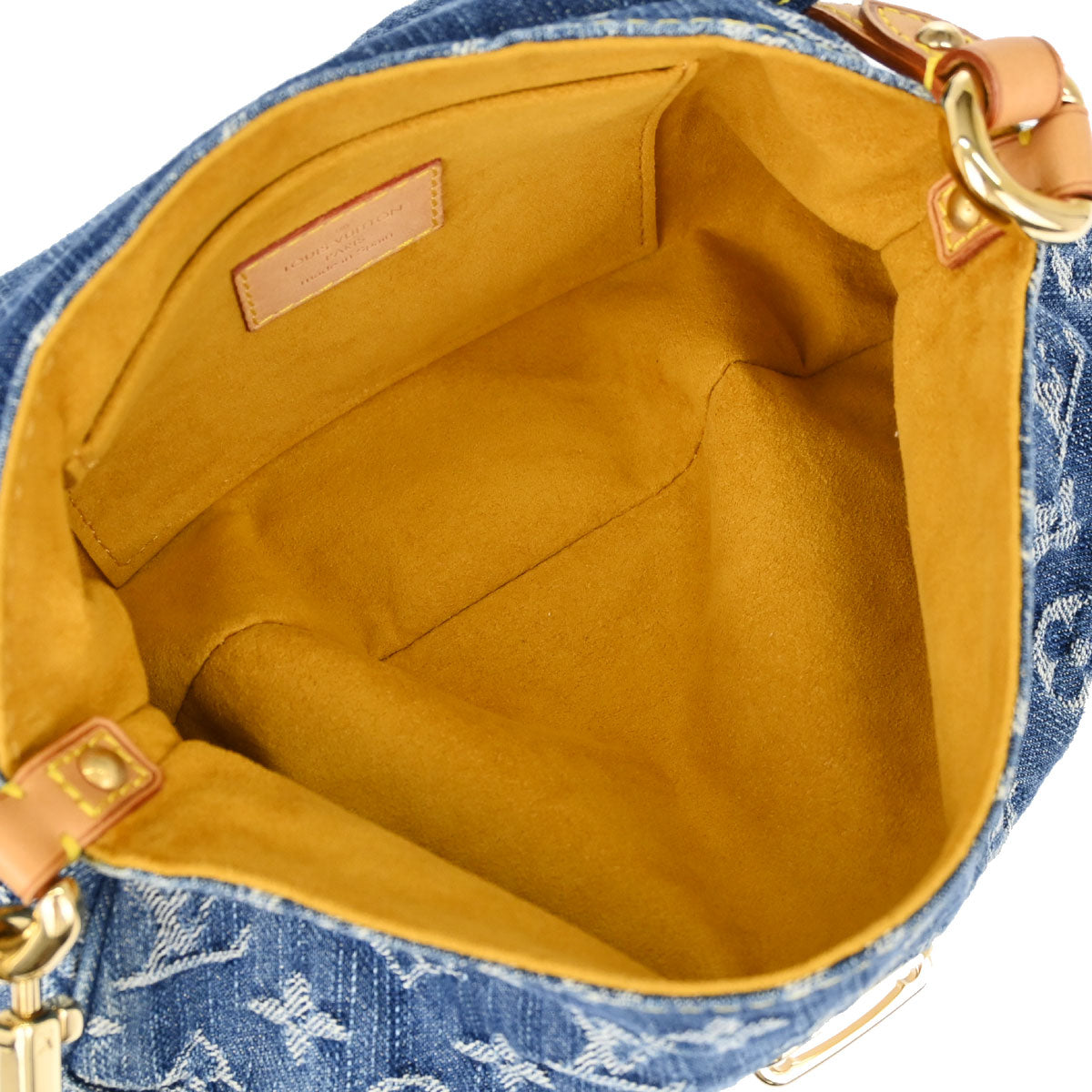 Louis Vuitton Blue Monogram Denim Mini Pleaty Handbag M95050