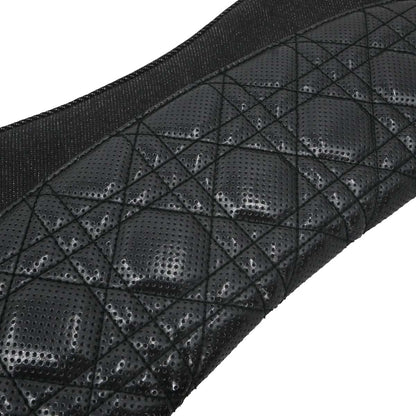 Christian Dior Black Perforated Lambskin Cannage Shoulder Bag