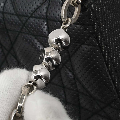 Christian Dior Black Perforated Lambskin Cannage Shoulder Bag
